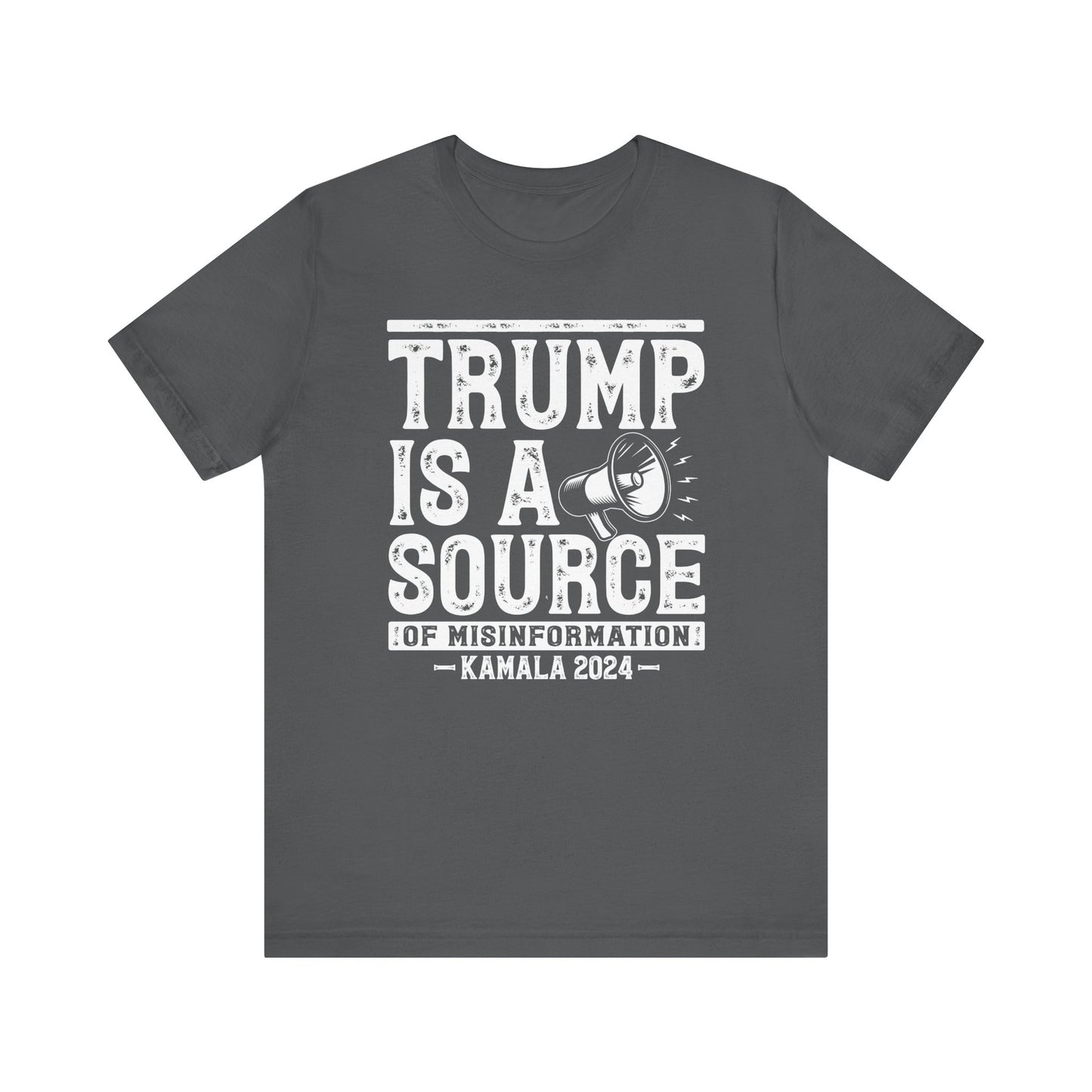 Trump Misinformation Tee – Kamala 2024 (White)