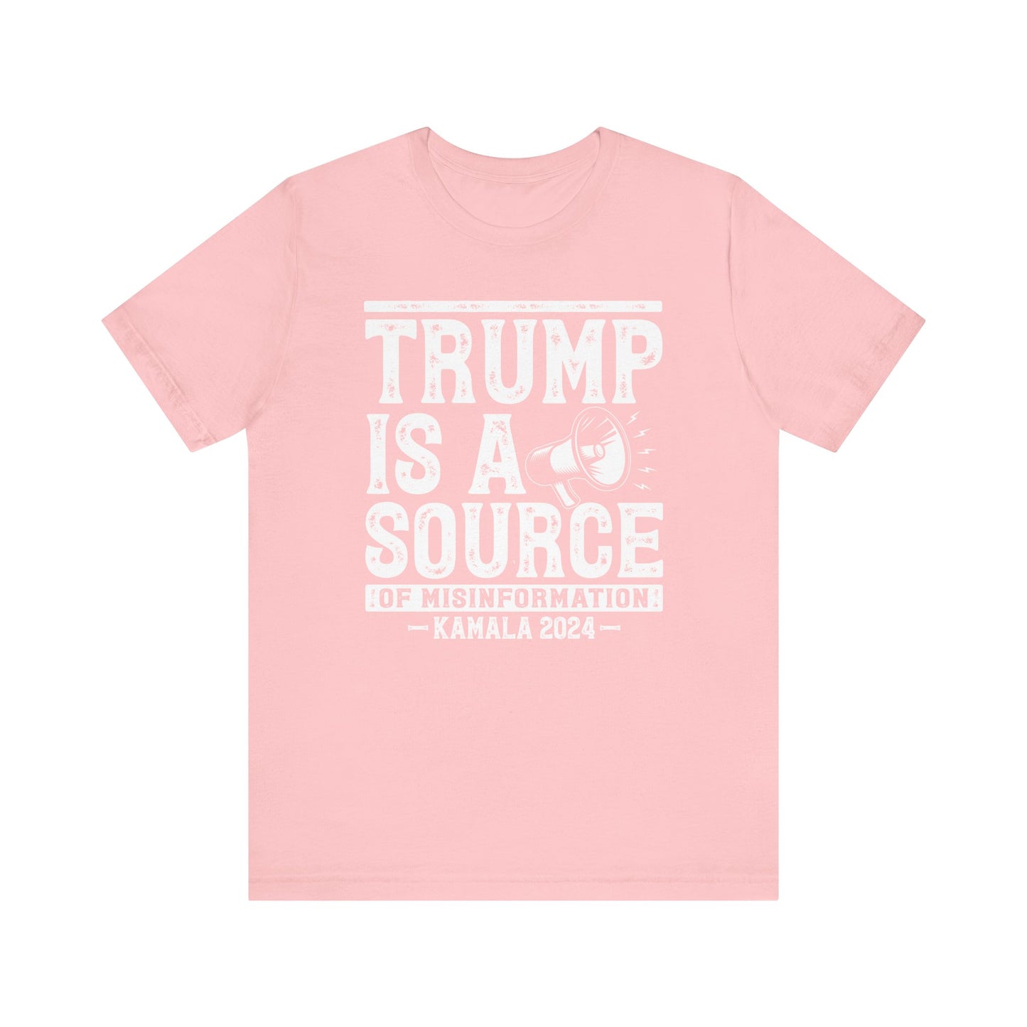 Trump Misinformation Tee – Kamala 2024 (White)